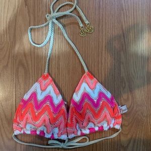 Cute triangle bikini top